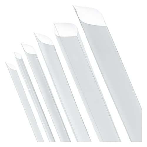 ISOLATECH Schrumpfschlauch Meterware transparent mit Kleber Ø1 1/4inch (32mm) 20ft (6 Meter) Schrumpfverhältnis 4:1 Set Polyolefin zum Isolieren von Kabel Lötverbindungen unbeschriftet von ISOLATECH