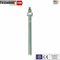 Isolbau - Ankerstangen M10 x 130 Gewindestange 1 St. Verbundanker + Mutter Verbundmörtel von ISOLBAU