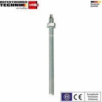Isolbau - Ankerstangen M8 M30 Gewindestangen eta Zulassung Verbundanker Verbundmörtel Menge: 50 Stück Abmessungen: M10 x 170mm von ISOLBAU