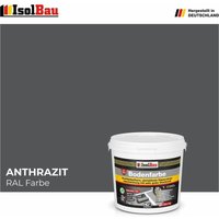 Bodenfarbe Betonfarbe Anthrazit 7 kg Bodenbeschichtung Fußbodenfarbe Garage von ISOLBAU