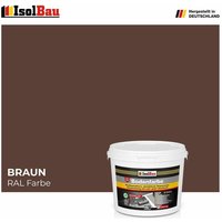 Bodenfarbe Betonfarbe Braun 4 kg Bodenbeschichtung Fußbodenfarbe Garage von ISOLBAU