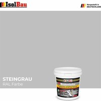 Bodenfarbe Betonfarbe Steingrau 1,5 kg Bodenbeschichtung Fußbodenfarbe Garage von ISOLBAU