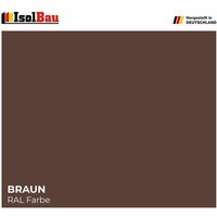 Isolbau - Dachfarbe 1,5kg - 25kg Fassadenfarbe Sockelfarbe Betonfarbe ral Farbe 100% eco Menge: 12 kg - (3,28 /kg) Farbe: Braun von ISOLBAU