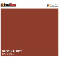 Isolbau - Dachfarbe Sockelfarbe Dachlack uv Stabil Ziegelrot Anthrazit Steingrau Braun Menge: 20 kg - (3,25 /kg) Farbe: Rustikalrot von ISOLBAU