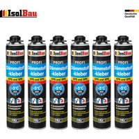 Isolbau - Dämmstoffkleber profi Klebeschaum 6 x 750 ml Perimeterkleber eps xps von ISOLBAU