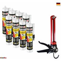 Isolbau - 8 x Folienkleber Dichtkleber + hq Auspresspistole set Dampfbremse Dampfsperre Isolbau - 8 x Folienkleber Dichtkleber + hq Auspresspistole set Dampfbremse Dampfsperre von ISOLBAU