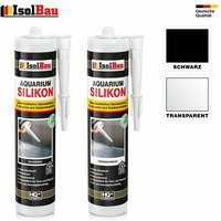 Aquarium Silikon 1-48 x 300ml Transparent Schwarz Glassilikon Aquarium Glass Menge: 5 Stück Farbe: Transparent Artikel: Aquarium Silikon 300ml von ISOLBAU
