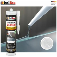Isolbau - Aquarium Silikon Transparent 300ml Aquarium Süß/Meerwasser Kleber Glassilikon von ISOLBAU