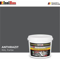 Bodenfarbe Betonfarbe Anthrazit 12 kg Bodenbeschichtung Fußbodenfarbe Garage von ISOLBAU