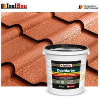 Isolbau - Dachfarbe Betonfarbe Sockelfarbe Fassadenfarbe 20 kg Ziegelrot profi qualität von ISOLBAU
