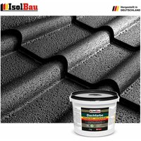 Isolbau - Dachfarbe Betonfarbe Sockelfarbe Fassadenfarbe 4 kg Schwarz profi qualität von ISOLBAU