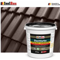 Isolbau - Dachfarbe Braun 25 kg Sockelfarbe Fassadenfarbe Dachbeschichtung ral Farbe von ISOLBAU