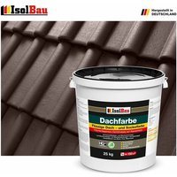 Isolbau - Dachfarbe Braun 25 kg Sockelfarbe Fassadenfarbe Dachbeschichtung ral Farbe von ISOLBAU