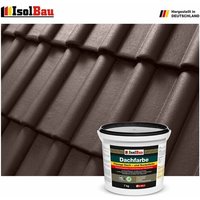 Isolbau - Dachfarbe Braun 7 kg Sockelfarbe Fassadenfarbe Dachbeschichtung ral Farbe von ISOLBAU