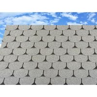 Dachschindeln 27m Biberschindeln Grau (9 Pakete) Schindeln Dachpappe Biber von ISOLBAU