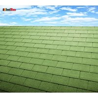 Dachschindeln Rechteck Form Grün 2 Pakete (5,72 m²) Schindeln Dachpappe von ISOLBAU