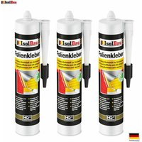 Isolbau - Folienkleber set Dichtkleber Profi Auspresspistole Dampfsperre Dampfsperrfolie Bitte wählen Sie:: 3 x Folienkleber (10,46/L) von ISOLBAU