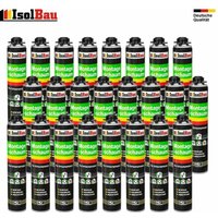 Pistolenschaum 24 Dose x 750 ml PU-Schaum Füllschaum Montageschaum Bauschaum 1 k von ISOLBAU