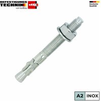 Isolbau - Schwerlastanker A2 Edelstahl M8, M10, M12, M16 Schwerlastdübel Stahlanker Menge: 50 Stück Abmessungen: Stahlanker M8 x 75mm von ISOLBAU