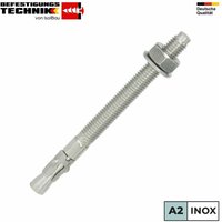 Schwerlastanker A2 Edelstahl M8, M10, M12, M16 Schwerlastdübel Stahlanker Menge: 50 Stück Abmessungen: Stahlanker M10 x 100mm Schwerlastanker A2 Edelstahl M8, M10, M12, M16 Schwerlastdübel Stahlanker Menge: 50 Stück Abmessungen: Stahlanker M10 x 100mm von ISOLBAU