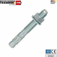 Schwerlastanker eta Verzinkt Stahl M8 - M20 Bolzenanker Schwerlastdübel Menge: 1 Stück Abmessungen: Stahlanker M20 x 150mm Schwerlastanker eta Verzinkt Stahl M8 - M20 Bolzenanker Schwerlastdübel Menge: 1 Stück Abmessungen: Stahlanker M20 x 150mm von ISOLBAU