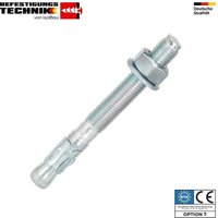 Schwerlastanker eta Verzinkt Stahl M8 - M20 Bolzenanker Schwerlastdübel Menge: 10 Stück Abmessungen: Stahlanker M16 x 200mm von ISOLBAU