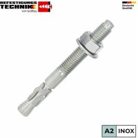 Isolbau - Schwerlastanker M8 - M20 Verzinkt Stahl Edelstahl Schwerlastdübel Bolzenanker Größe: M10 x 170mm Menge: 100 Stück Artikel: Stahlanker eta von ISOLBAU
