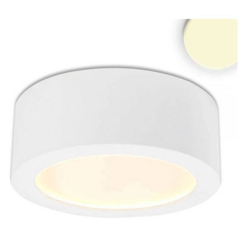 ISOLED Deckenstrahler LED Aufbauleuchte LUNA 12W, weiß, indirektes Licht, warmweiß, dimmbar, LED von ISOLED