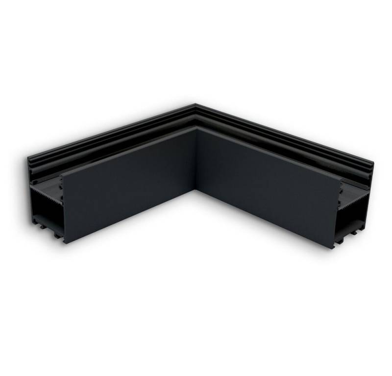 ISOLED Eckprofil LED-Profil Aluminium, schwarz, LED-Profil, 120x120mm von ISOLED
