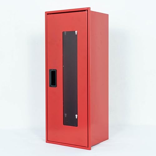 Feuerlöscher Box Groß | 58 * 23 * 18 cm | Feuerlöscher Lagerung | Feuerlöscher Wetterfeste Schrank | Feuerlöscher Wandmontierte Box | Sichtbarer Brandschutzschrank | Lagerung für Feuerlöscher von ISOP