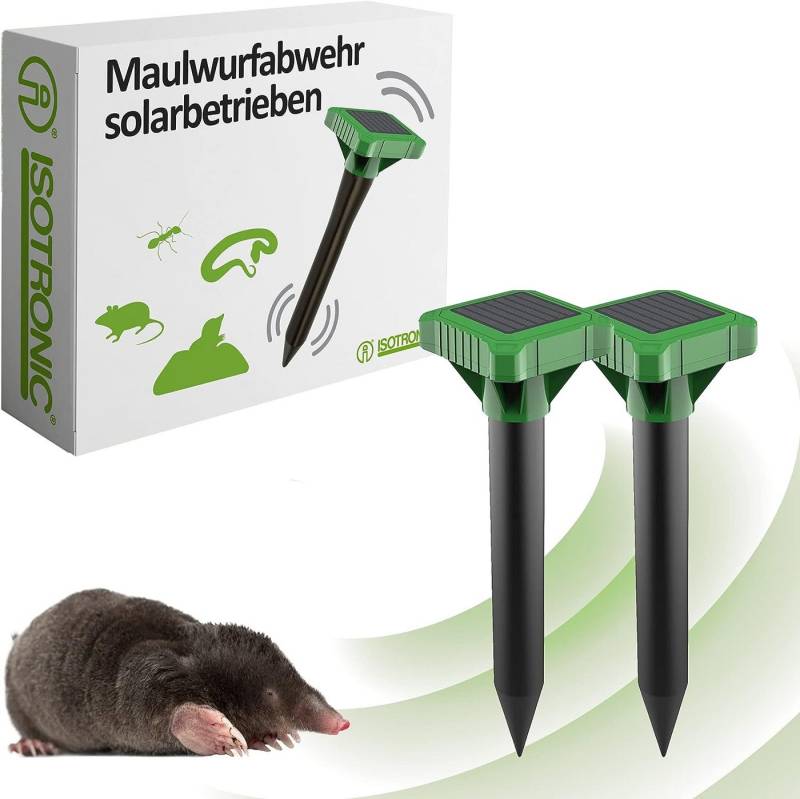 ISOTRONIC Vibrations-Tierabwehr ISOTRONIC Maulwurfvertreiber Solar, 2-tlg. ISOTRONIC Vibrations-Tierabwehr ISOTRONIC Maulwurfvertreiber Solar, 2-tlg. von ISOTRONIC