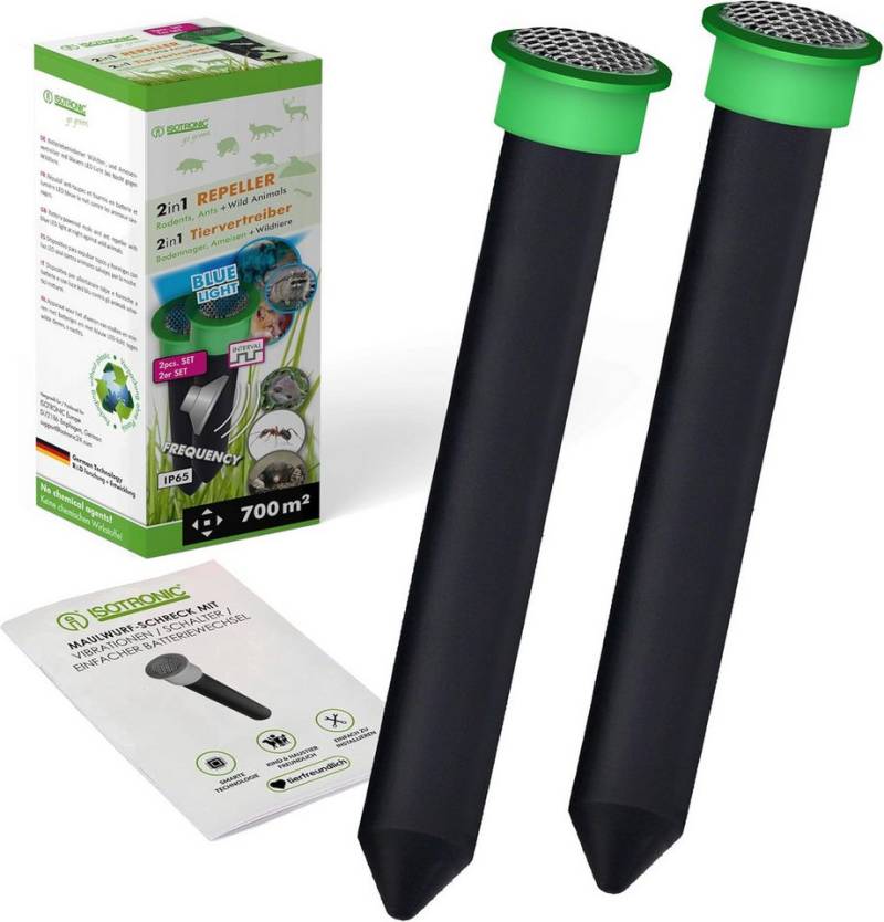 ISOTRONIC Vibrations-Tierabwehr Isotronic Wühlmausschreck 2er Pack, 1-tlg. ISOTRONIC Vibrations-Tierabwehr Isotronic Wühlmausschreck 2er Pack, 1-tlg. von ISOTRONIC