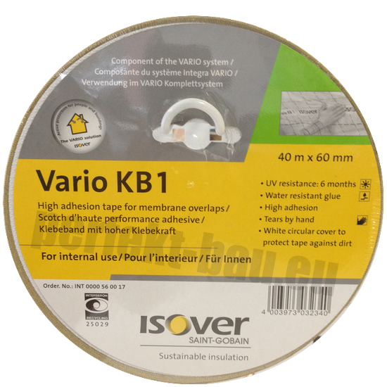 ISOVER Vario KB 1 Klebeband für Dampfbremsfolie (0,85€/m) von ISOVER