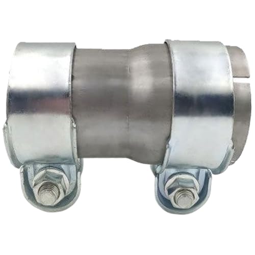 Auspuffrohrklemme für Auto 55 mm bis 60 mm Edelstahl-Stahl-Abgaberätigung Ersatzkorrosion. von ISOYTERO