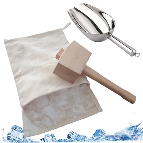 ICE MALDET UND SABE MIT ICE SCOOP 3PCS/SET Food Grade Manual Crusable Professional Crusher für Hausgebrauch -Bar Party Bartendice von ISOYTERO