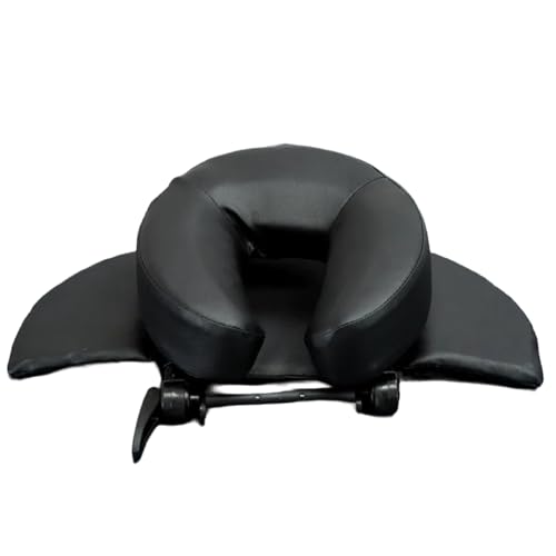 ISOYTERO Massage Gesichts Wiege mit Klammer 0-90 Grad Memory Foam Massage Table Kopfstütze mit PU-Oberfläche atmungsaktives waschbares Mehrzweck-Gesichtskissen für Büro-Nickerchen von ISOYTERO