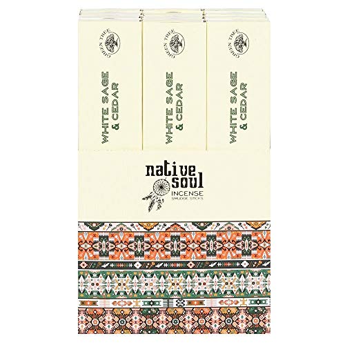 Encens Green Tree Native Soul Sauge Blanche et Cèdre - 15 grs Encens Green Tree Native Soul Sauge Blanche et Cèdre - 15 grs von ISRKU