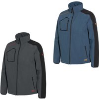 Industrial Starter Issa Kind 04508B Softshell-Arbeitssweatshirt mit langem Reißverschluss - l - Blau von ISSALINE