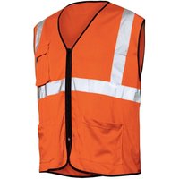 Issaline - 01265-032 Orangefarbene perforierte Netz-Arbeitsweste m/l von ISSALINE