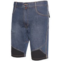 Issaline 8839B-040 Extrem blaue Arbeits-Bermudajeans mit schwarzen Einsätzen M von ISSALINE