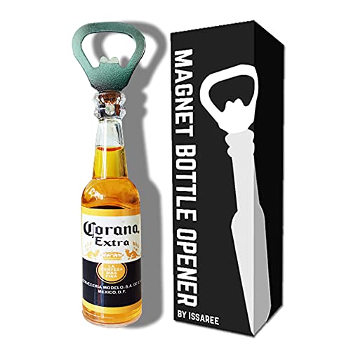 Magnetischer Bierflaschenöffner, Figur, Bierflasche, Bar, Kühlschrank, Dekoration, einzigartige Geburtstagsgeschenk-Kollektion (Corona Extra) von ISSAREE