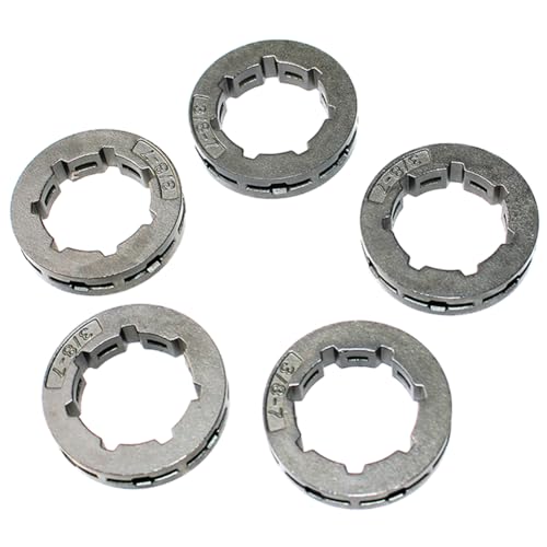 ISSICOO 5PKS 3/8-Zoll-7T Felgenritzel für Husqvarna 362 365 371 371XP 372 372XP 372XPG 372XPW 380 385 385XP 385XPG 385XPW 390XP 390XPG 390XPW 394 394XP 3. 95 395XP 395XPG 395XPW Kettensäge von ISSICOO