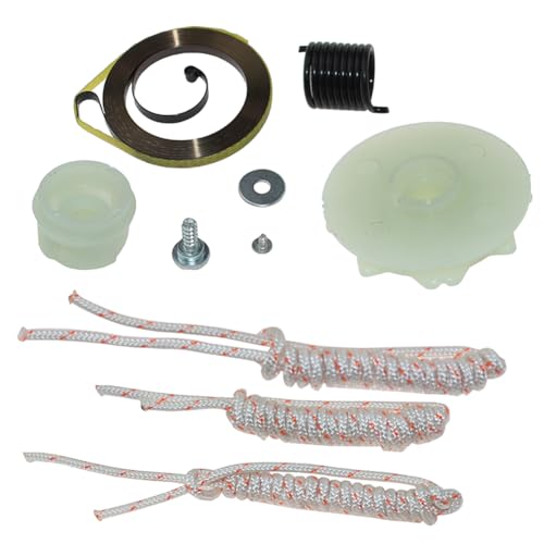ISSICOO Seilzug-Set für McCulloch CS340 CS380 M4620 Mac20X Mac2818AV Mac742 MC3516 MC4218AV Partner P371 Chrome, P742 P840 P842CS RedMax GZ380 Kettensäge von ISSICOO