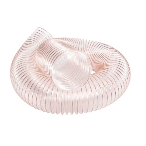 Ø 120 Absaugschlauch 10 oder 5 Meter mit Stahldrahteinlage Flexschlauch für Absauganlagen mikrobenfest aus Polyurethan (5 Meter) von ISTA TOOLS