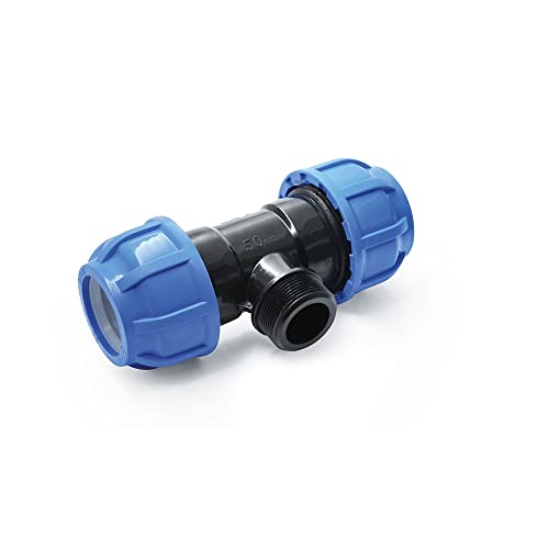 PP-Fitting T-Stück mit Außengewinde 32mm x 3/4" - Qualitäts Produkt MEGA Auswahl alle größen von Verschraubung für PE-Rohr Klemmverbinder Trinkwasser Winkel von ISTA TOOLS