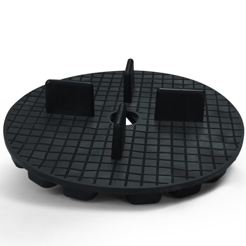 ISTA® Gummi Plattenlager & Ausgleichsscheiben für Terrassenplatten -Bodenplatten (50) von ISTA