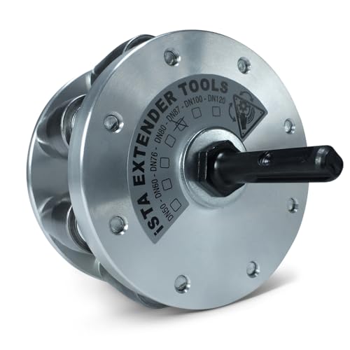 ISTA – SDS-Plus Rohraufweiter in DN87 für Dachdecker & Klempner – Auswahl an Größen: DN 50, DN 60, DN 76, DN 80, DN 87, DN 100, DN 120 – Muffenzieher & Expander von ISTA
