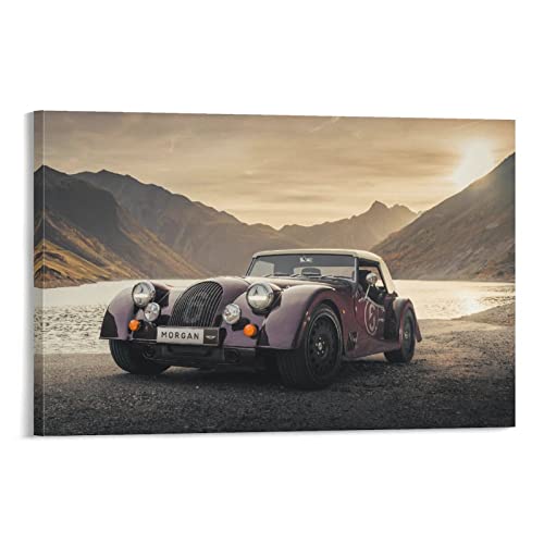 Sportauto-Poster für 2023 Morgan Plus Six Racing Car Hyper Car Supercar Poster Dekorative Malerei Leinwand Wandposter und Kunstbild Druck Moderne Familie Schlafzimmer Dekor Poster 30 x 45 cm von ISTI