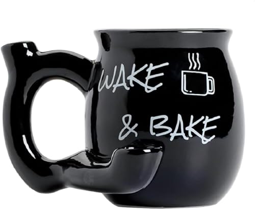 ISTOOLL Wake and Bake Kaffeetasse, Novelties Keramiktasse Vatertagsgeschenk, Schwarz ISTOOLL Wake and Bake Kaffeetasse, Novelties Keramiktasse Vatertagsgeschenk, Schwarz von ISTOOLL