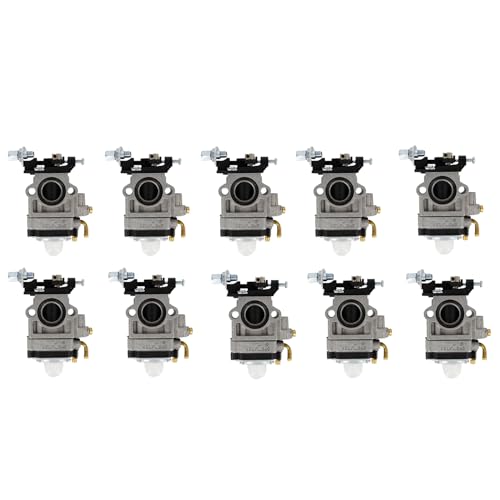 ISTOVO 10 x Heckenscheren-Zubehör, Rasenmäher, Zweitaktvergaser für 40 Cc 43 Cc 49 CC Motor 2-Takt Mini Chopper Teile von ISTOVO